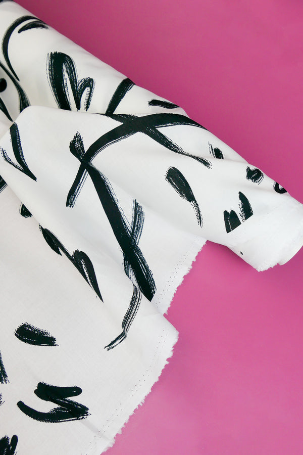 Piccadilly - Cotton Print | Black