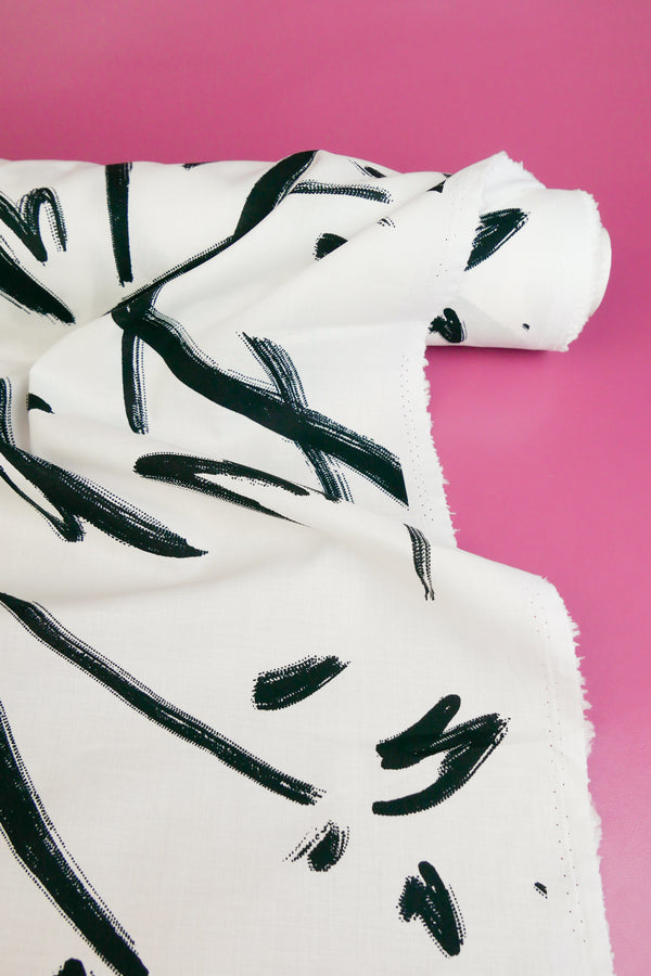 Piccadilly - Cotton Print | Black