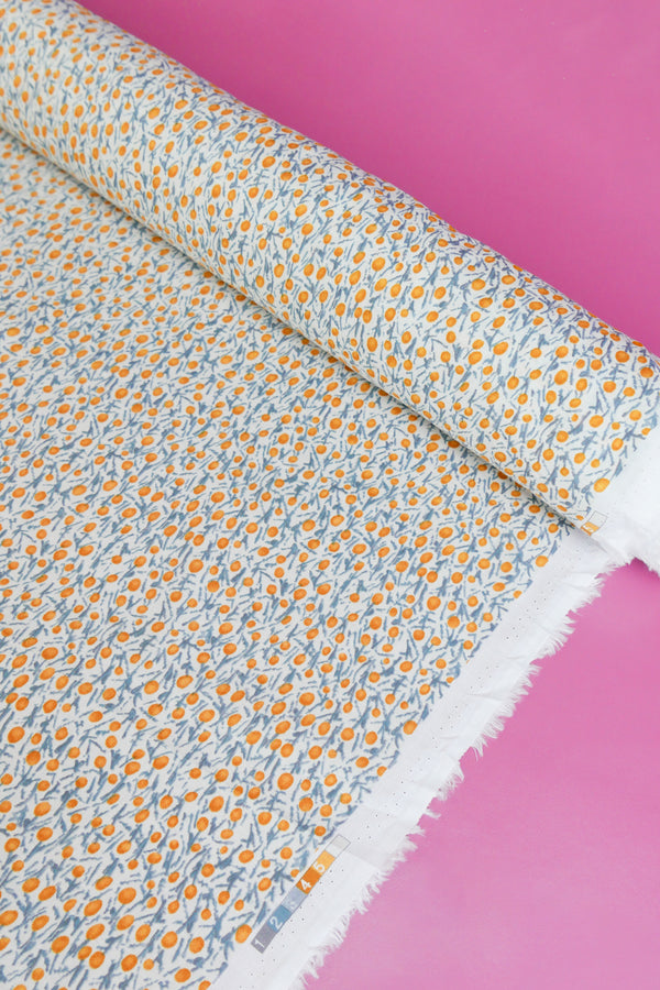 Islington - Cotton Print | Lemon