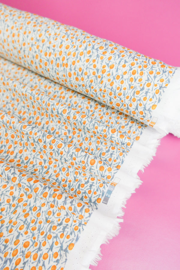 Islington - Cotton Print | Lemon