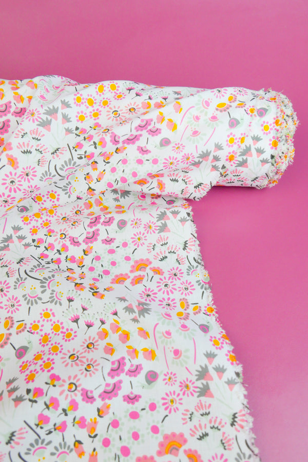 Spring - Cotton Poplin Print | Sherbert