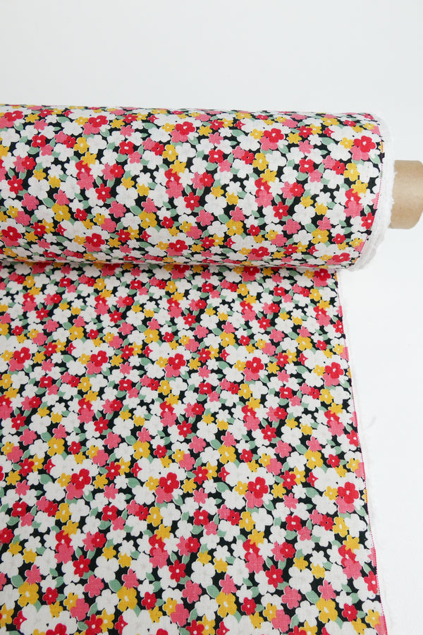 Lorelai - Printed Linen | Poppy
