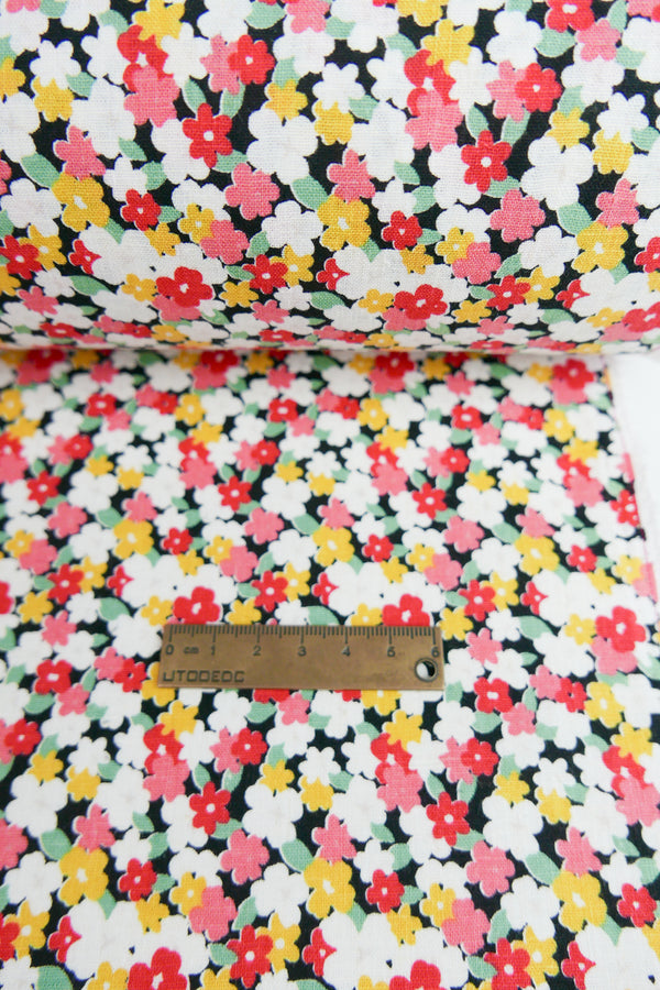 Lorelai - Printed Linen | Poppy