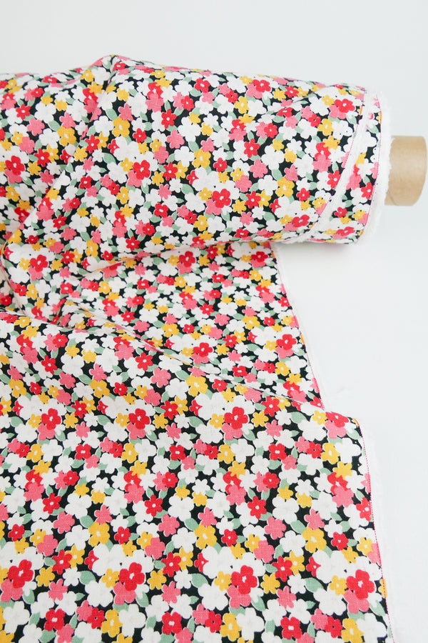 Lorelai - Printed Linen | Poppy