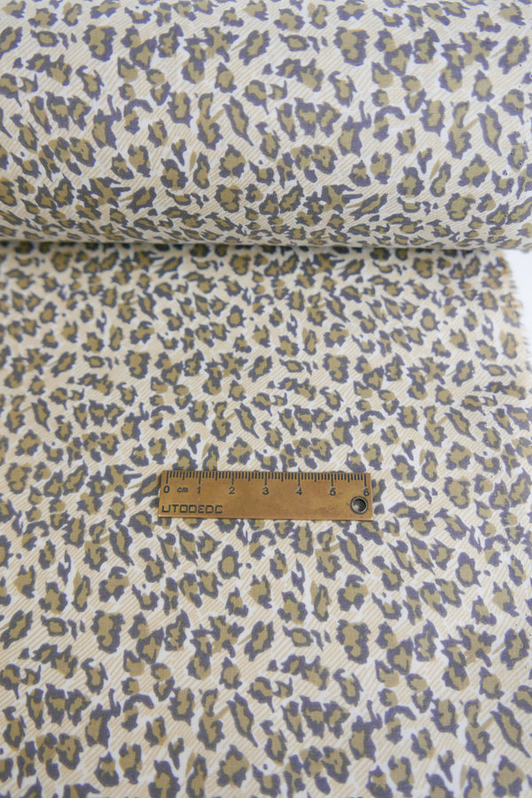 Kimberley - Cotton Poplin Print | Tan #1