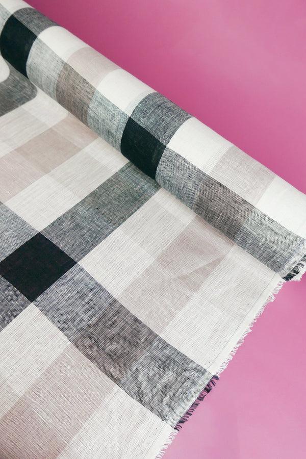 Barbara - Linen Gauze | Light Rose