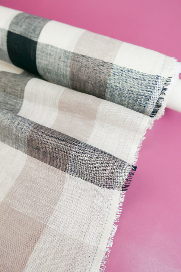 Barbara - Linen Gauze | Light Rose