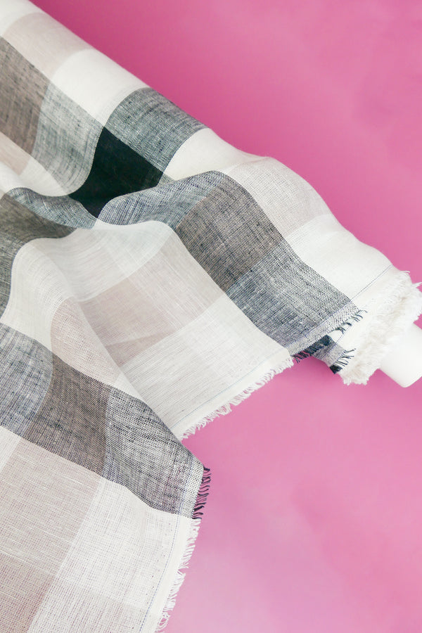 Barbara - Linen Gauze | Light Rose
