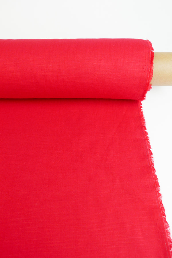 Bambi - Stretch Linen | Tomato