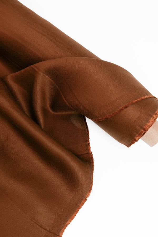 Tuscany - Japanese Polished Tencel Twill | Rust