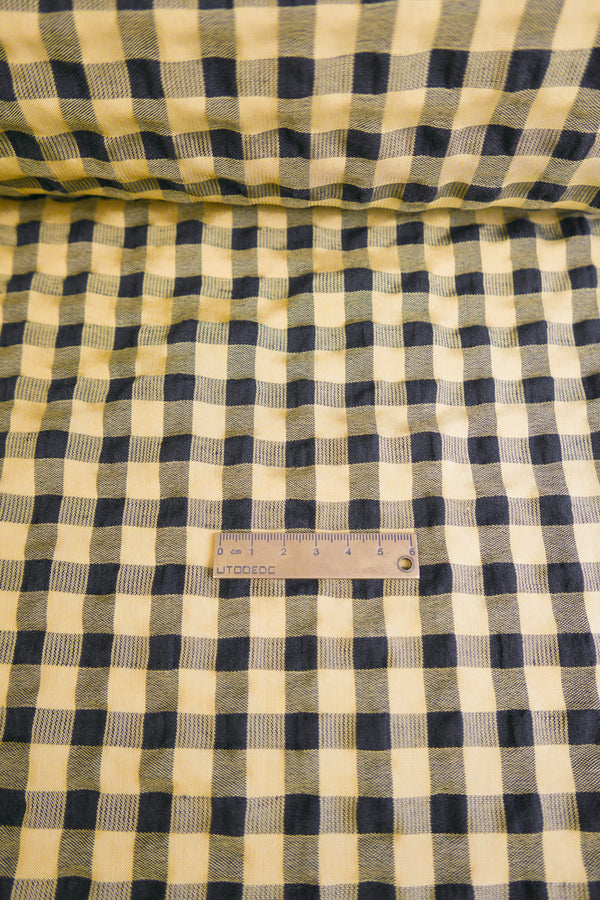 Vienna - Linen Cotton Seersucker | Ginger