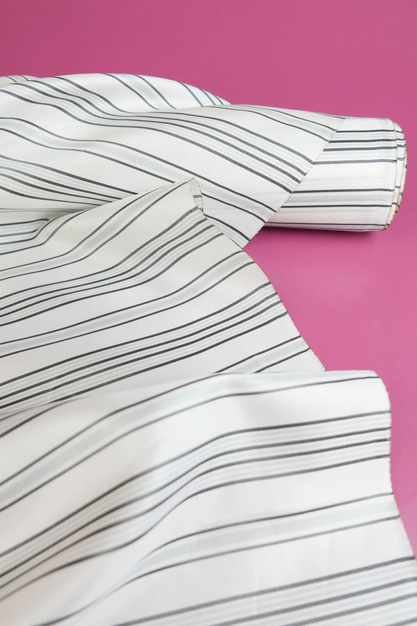 Marca - Italian Lining | Silver Stripe