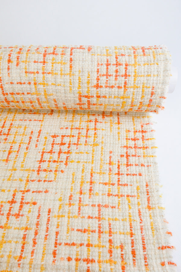 Diana - Wool Lurex Chenille Tweed