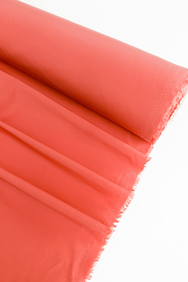 Aqua - Memory Yarn Taffeta | Papaya