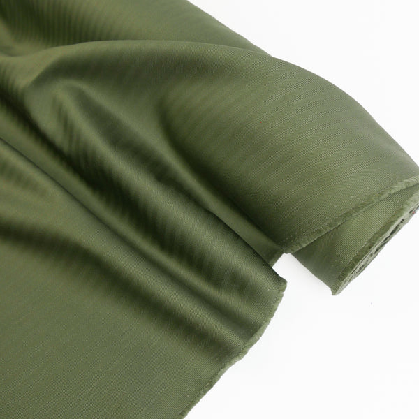 Ginza - Japanese Herringbone Cotton | Olive (LAST CUT- 1.8M)