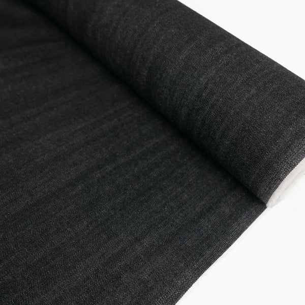 Kurabo #609 - Japanese Stretch Denim | Washed Black