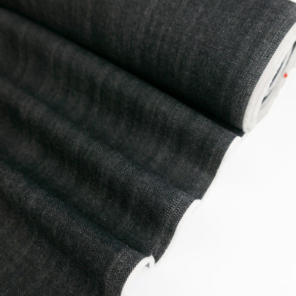 Kurabo #609 - Japanese Stretch Denim | Washed Black