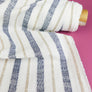 Simon - Striped Linen | Navy