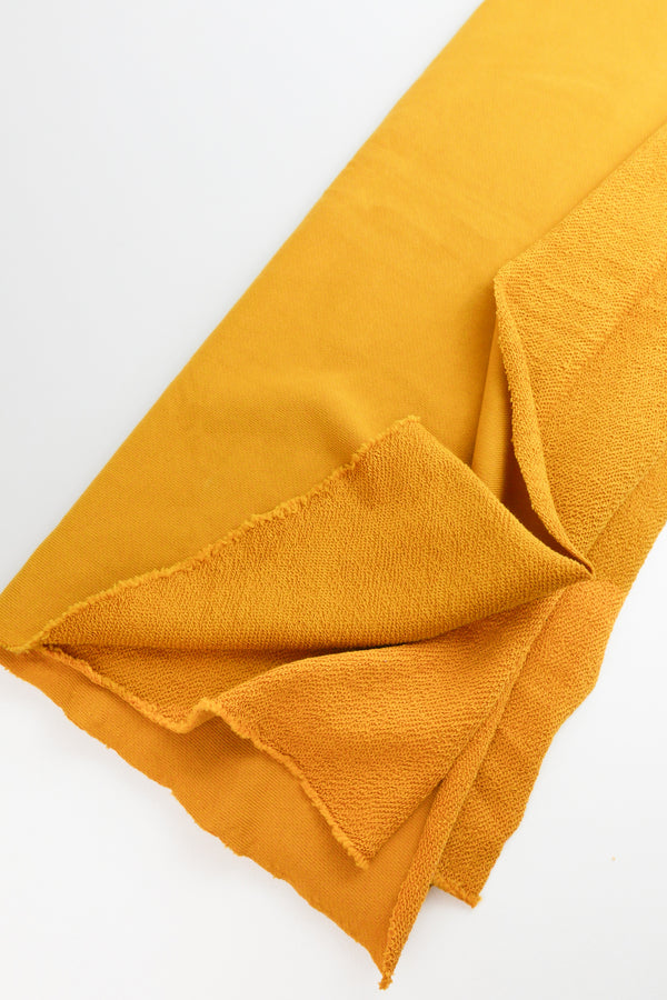 French Terry Sweatshirting | Ochre #8