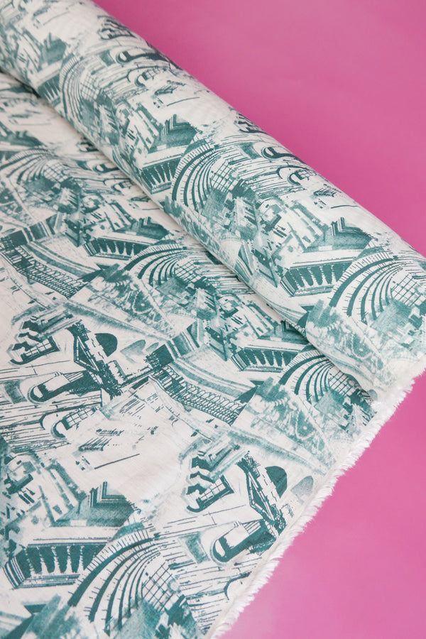 Amsterdam - Printed Viscose | Jade