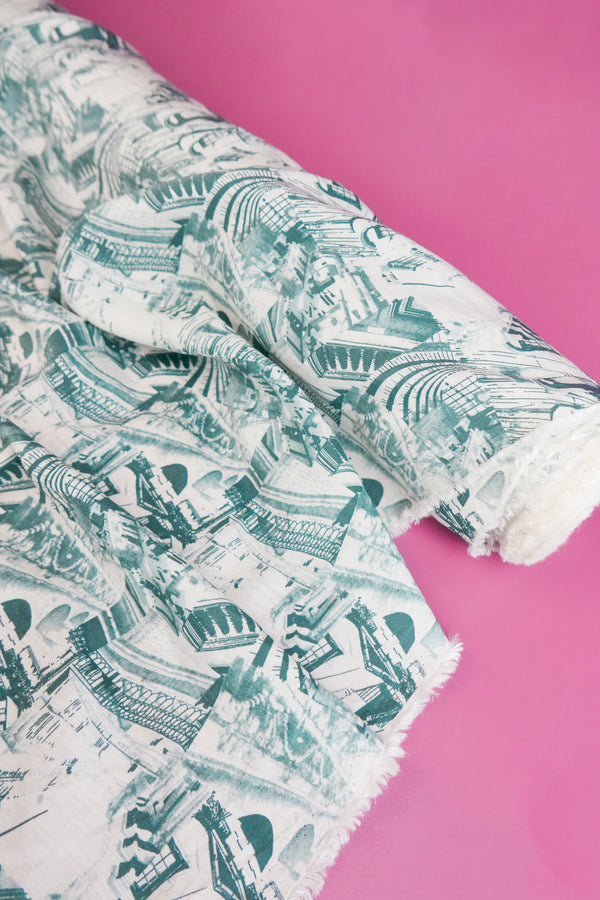 Amsterdam - Printed Viscose | Jade