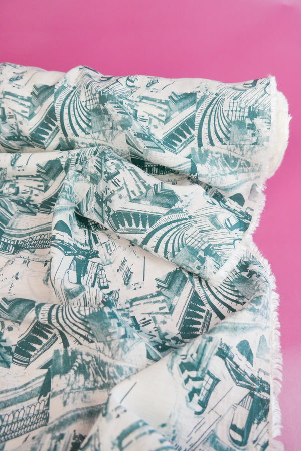 Amsterdam - Printed Viscose | Jade