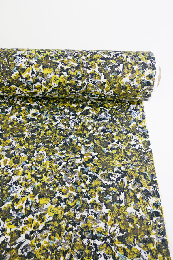 Erica - Mercerised Cotton Print | Citrine