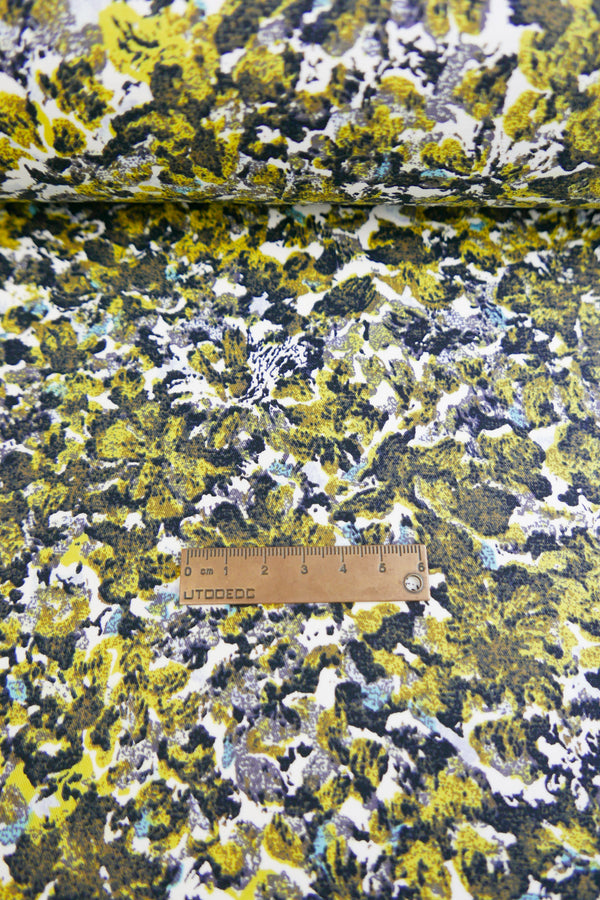 Erica - Mercerised Cotton Print | Citrine