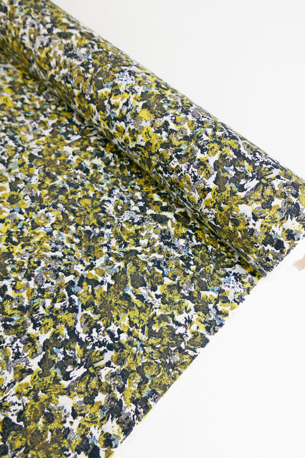 Erica - Mercerised Cotton Print | Citrine