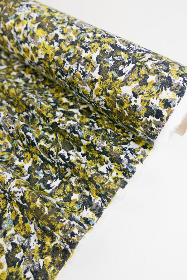 Erica - Mercerised Cotton Print | Citrine