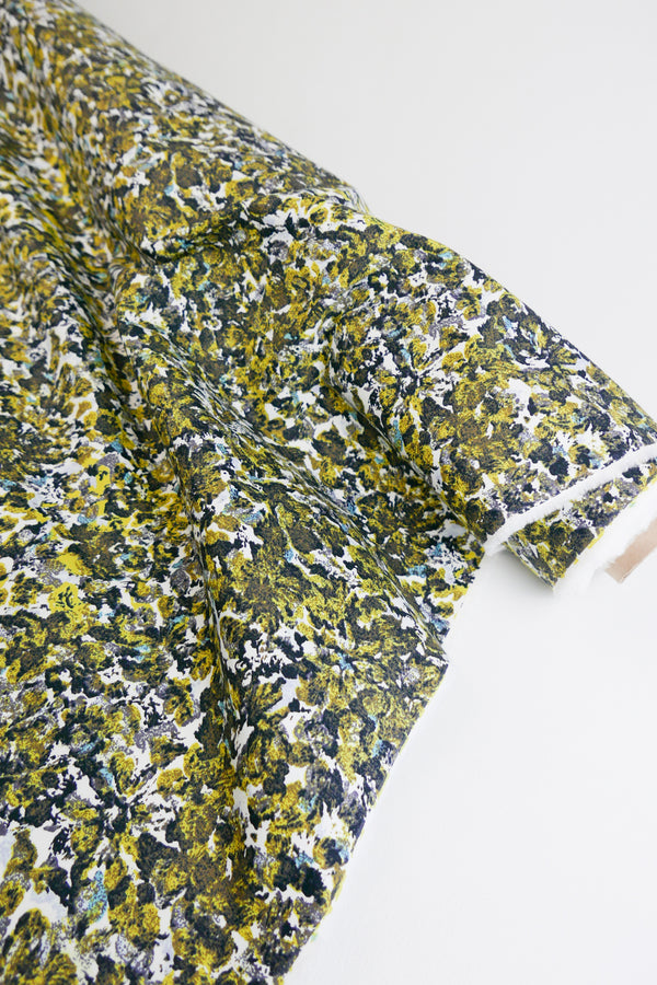 Erica - Mercerised Cotton Print | Citrine