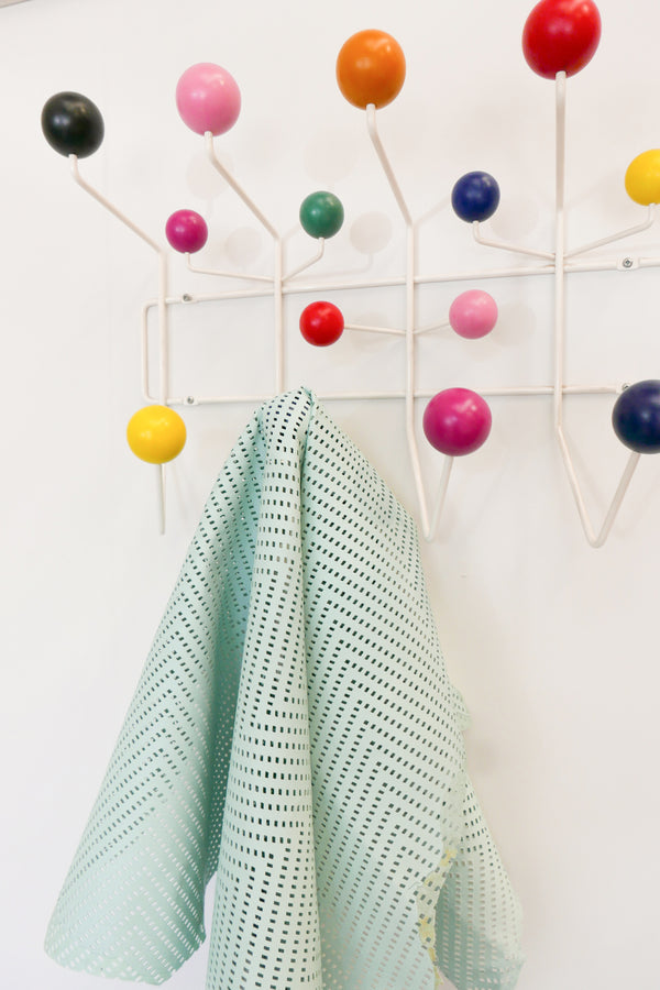 Italian Lamb Hide - Perforated Leather | Peppermint