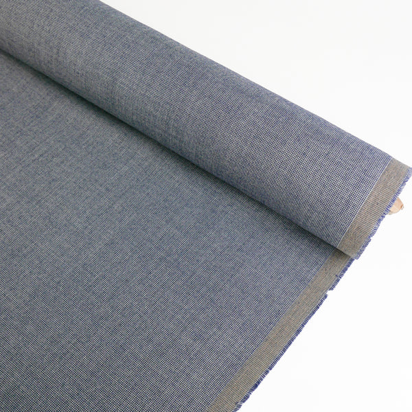 Alma - Virgin Wool Suiting | Navy Puppytooth