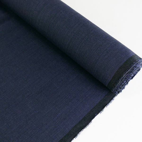 Rekha - Virgin Wool Suiting | Navy (LAST CUT - 1.7M)