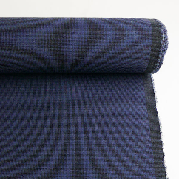 Rekha - Virgin Wool Suiting | Navy (LAST CUT - 1.7M)