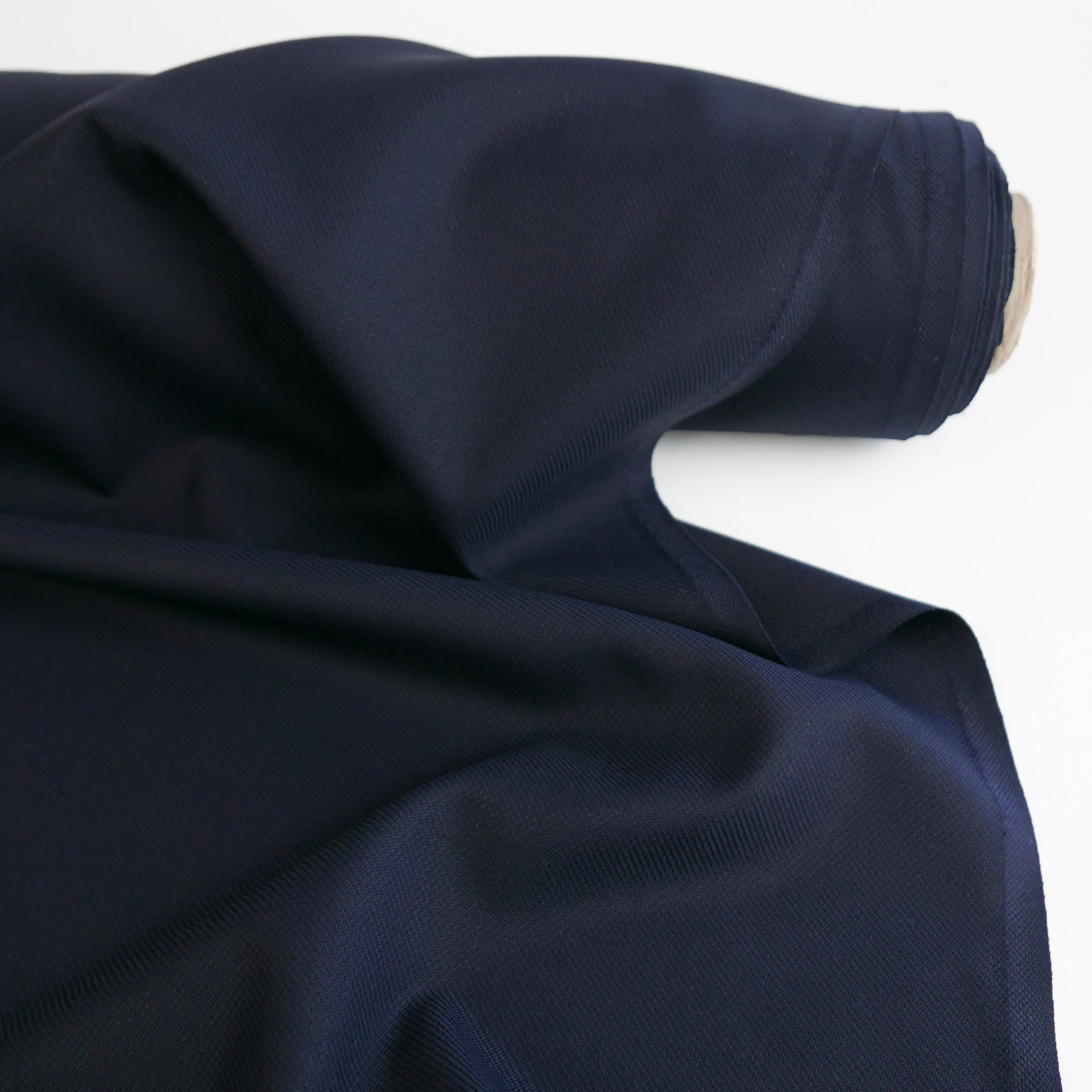 Oxford Suiting - Japanese Wool Suiting | Midnight Blue