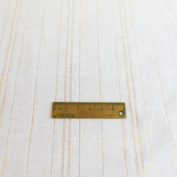 Margot - Cotton Lurex | Gold Stripe
