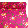 Printed Silk Georgette | Orange Orchid