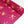 Printed Silk Georgette | Orange Orchid