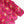 Printed Silk Georgette | Orange Orchid