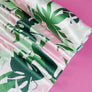 Monstera - Printed Silk Satin | Lime