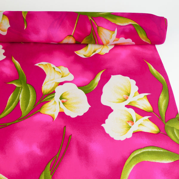 Printed Silk Georgette | Calla Lily