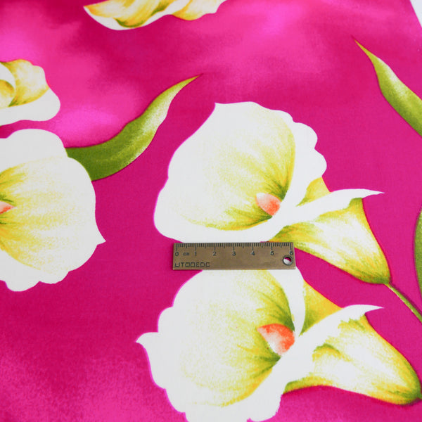 Printed Silk Georgette | Calla Lily