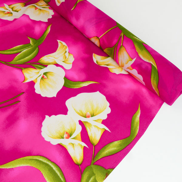 Printed Silk Georgette | Calla Lily