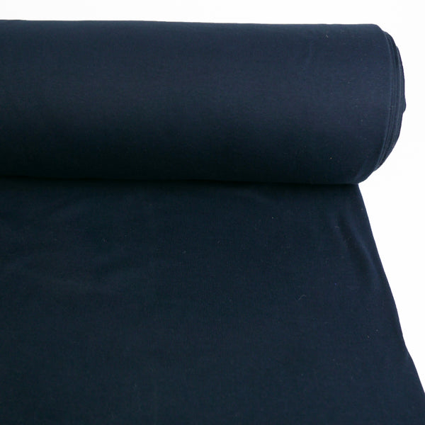 Australian Combed Cotton Ribbing | Midnight Navy