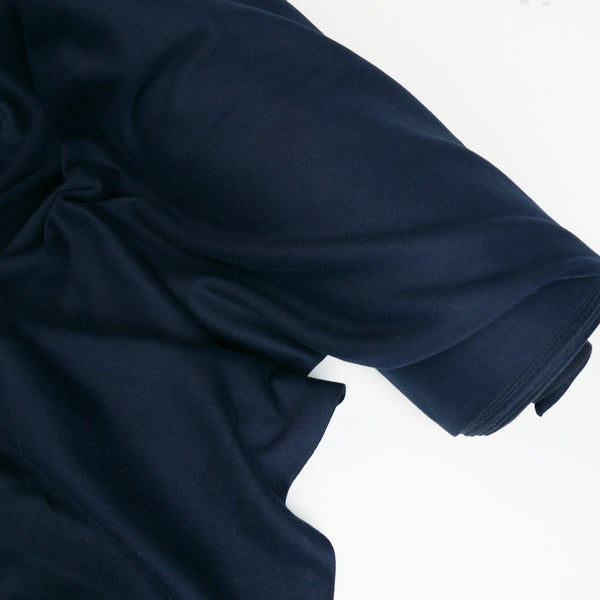 Australian Combed Cotton Ribbing | Midnight Navy