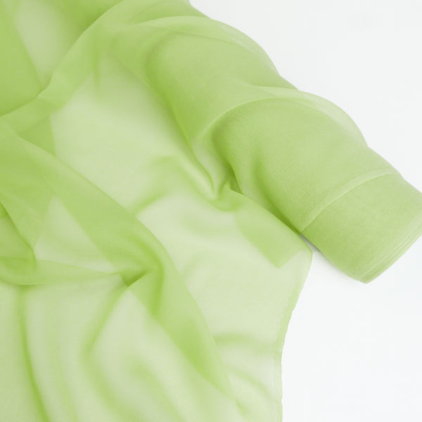 Silk Georgette | Snow Pea
