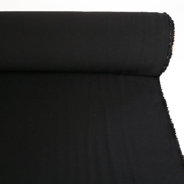 Ankara - Two-Way Stretch Wool Suiting | Black