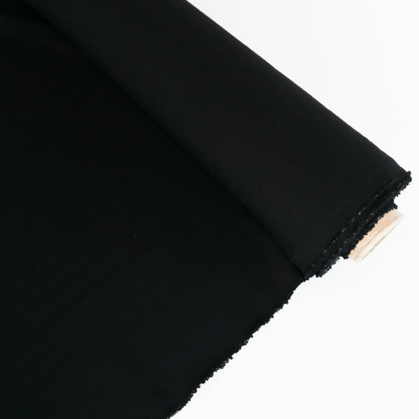 Ankara - Two-Way Stretch Wool Suiting | Black