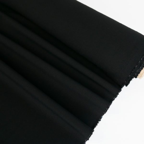 Ankara - Two-Way Stretch Wool Suiting | Black